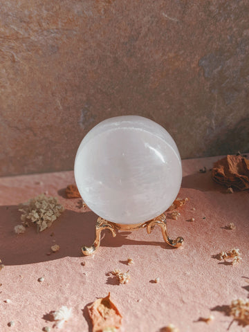 Selenite Sphere - Small