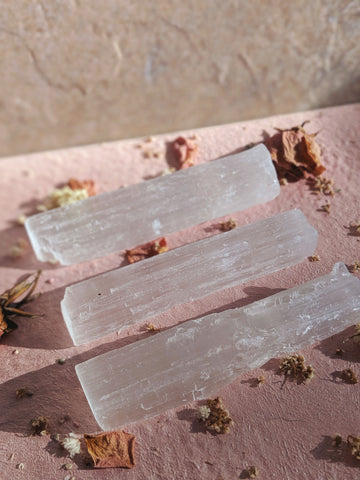 Raw Selenite Rectangles