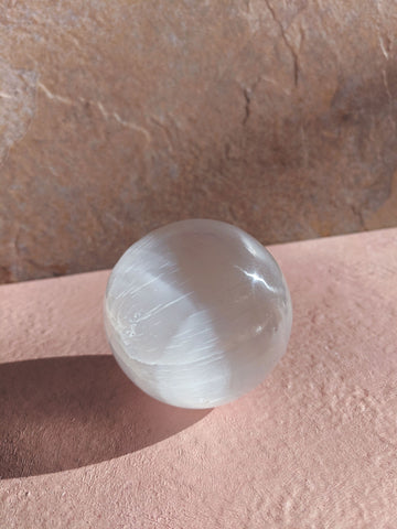 Selenite Sphere - Medium